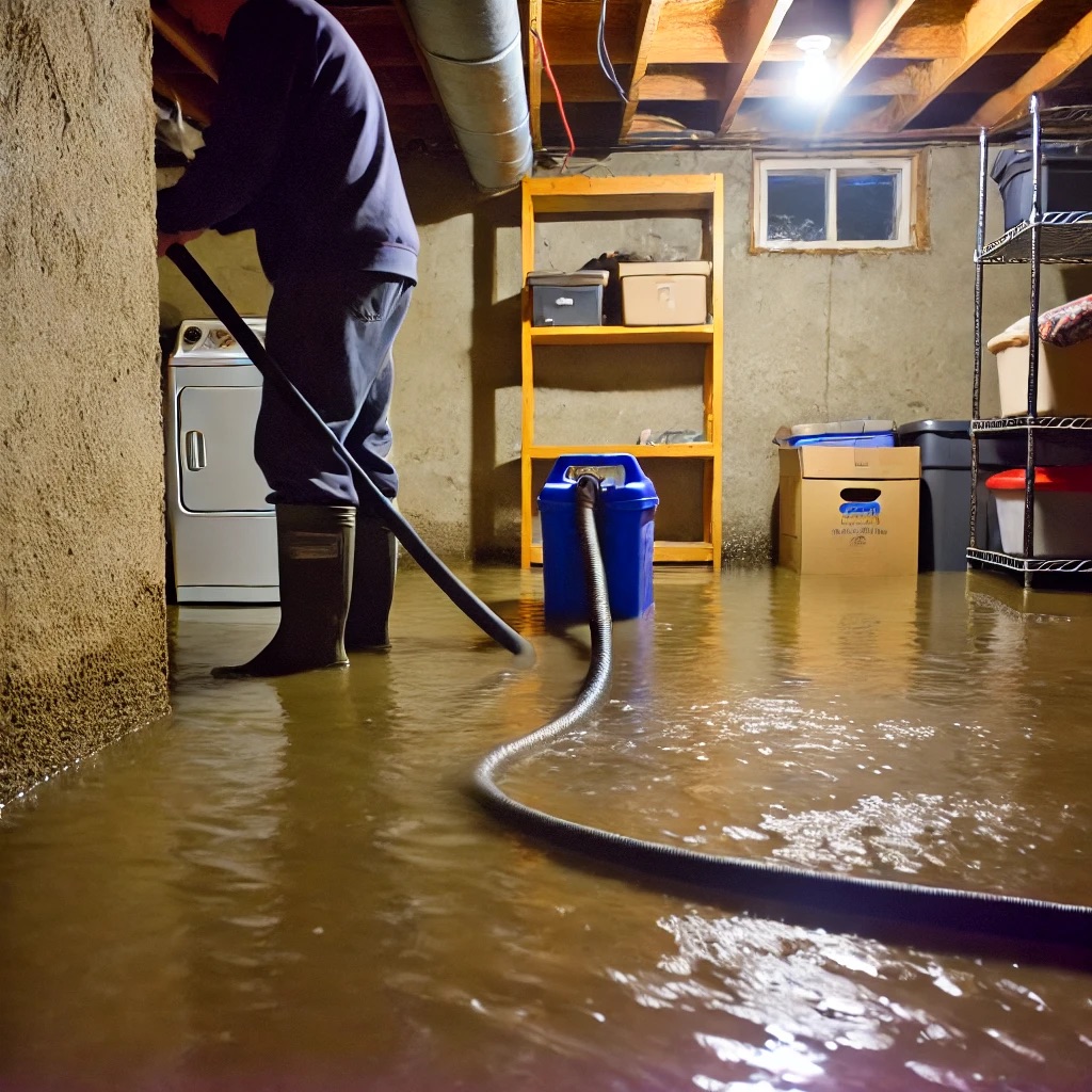 basement water removal michigan